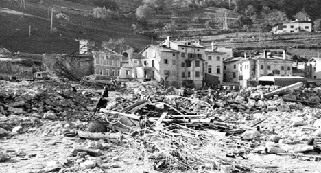 1963 engineering disaster vajont dam landslide and wave italy